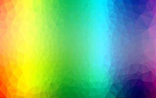 luz multicolor, layout de baixo poli do vetor do arco-íris.
