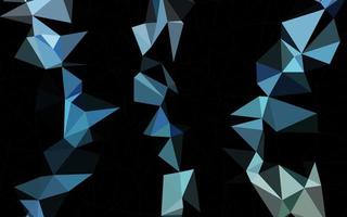 modelo de mosaico de triângulo de vetor de azul escuro.