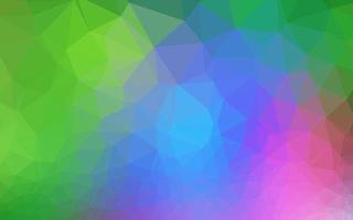 luz multicolor, fundo poligonal do vetor do arco-íris.