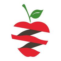 maçã logotipo Projeto conceito vetor