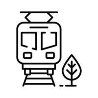 trem ícone projeto, pronto para usar isolado em branco fundo vetor