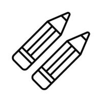 uma par do conduzir lápis vetor dentro na moda Projeto estilo, isolado em branco fundo