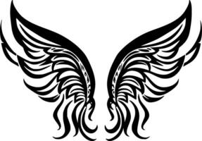 asas - minimalista e plano logotipo - vetor ilustração