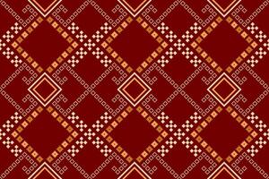 vermelho tradicional étnico padronizar paisley flor ikat fundo abstrato asteca africano indonésio indiano desatado padronizar para tecido impressão pano vestir tapete cortinas e sarongue vetor