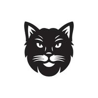 gato silhueta logotipo Projeto vetor ilustração