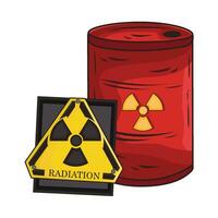 ilustração do radiação vetor