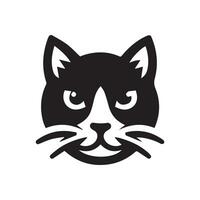 gato silhueta logotipo Projeto vetor ilustração