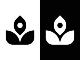 desenho do logotipo da flor vetor