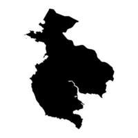 guanacaste província mapa, administrativo divisão do costa rica. vetor ilustração.