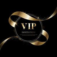 convites VIP de luxo e fundos de cupons