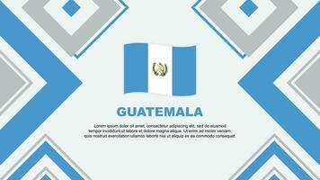 Guatemala bandeira abstrato fundo Projeto modelo. Guatemala independência dia bandeira papel de parede vetor ilustração. Guatemala independência dia