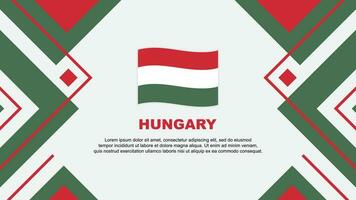 Hungria bandeira abstrato fundo Projeto modelo. Hungria independência dia bandeira papel de parede vetor ilustração. Hungria ilustração