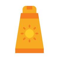 protetor solar vetor plano ícone para pessoal e comercial usar.