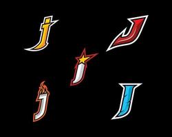 logotipo inicial do j esports vetor