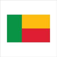 benin bandeira ícone vetor modelo