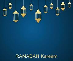 feliz Ramadã kareem dias - islâmico piedosos mês. cumprimento cartão. vetor ilustração. Lugar, colocar para texto
