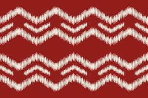 étnico ikat tecido padronizar geométrico estilo.africano ikat bordado étnico padronizar vermelho Natal dia fundo. abstrato, vetor, ilustração.textura, roupas, moldura, decoração, motivo. vetor