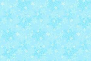 azul flocos de neve vetor inverno desatado padronizar. sem fim fundo para Natal invólucro papel, tecido, têxtil, papel de parede