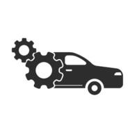 carro serviço e reparar ícone vetor elemento Projeto modelo