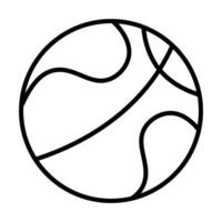 basquetebol e futebol vetor silhueta, colorida plano, esboço Preto e branco realista bola