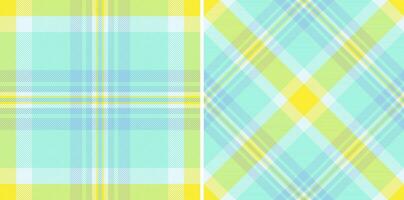 Verifica vetor textura do tecido tartan padronizar com uma xadrez fundo desatado têxtil. conjunto dentro novidade cores. voga moda tendências para a temporada.