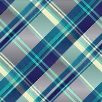 bonito tartan xadrez têxtil, francês textura tecido desatado. carnaval fundo Verifica padronizar vetor dentro luz e ciano cores.