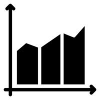 ícone de glifo de crescimento vetor
