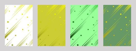 design de capa mínima. meios-tons coloridos. design moderno do molde do fundo para a web. ilustração vetorial vetor
