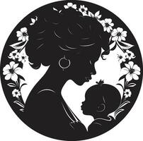 incondicional Cuidado mães dia emblema nutrir momentos logotipo do maternidade vetor