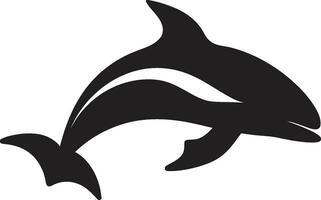 oceânico opus emblemático baleia ícone marítimo musa logotipo vetor ícone