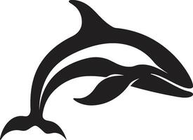 oceânico ovação logotipo vetor ícone costeiro cadência baleia emblema Projeto