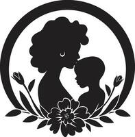 incondicional Cuidado mães dia vetor nutrir momentos logotipo do maternidade