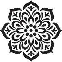 espiritual redemoinhos emblemático mandala ícone místico medalhão mandala logotipo vetor