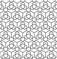 desatado abstrato geométrico padronizar dentro hexágono estilo vetor