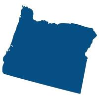 Oregon mapa. mapa do oregon. EUA mapa vetor