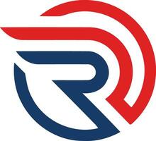 r design de logotipo vetor