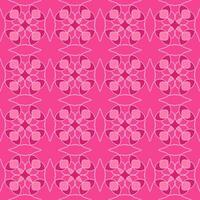 Rosa magenta pêssego rosa mandala desatado floral vintage interior plano Projeto fundo vetor ilustração