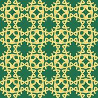 verde Oliva amarelo mandala arte desatado padronizar floral criativo Projeto fundo vetor ilustração