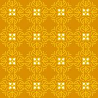 amarelo laranja mandala floral criativo desatado Projeto fundo vetor