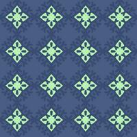 verde azul turquesa aqua menthe mandala arte desatado padronizar floral criativo Projeto fundo vetor ilustração