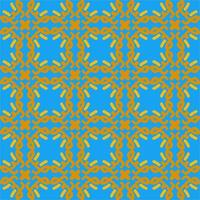 azul amarelo laranja mandala arte desatado padronizar floral criativo Projeto fundo vetor ilustração