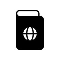 Passaporte ícone Projeto modelo vetor