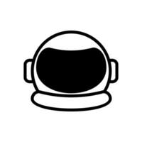 astronauta capacete ícone Projeto modelo vetor