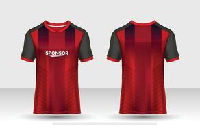 Esportes jérsei t camisa Projeto conceito vetor modelo, raglan volta pescoço tees futebol jérsei conceito com frente e costas Visão para Grilo, futebol, voleibol, rúgbi, tênis e badminton uniforme