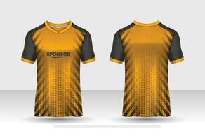 tecido têxtil Projeto para esporte camiseta, futebol jérsei brincar para futebol clube. uniforme frente visualizar. vetor