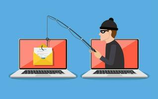 phishing fraude, hacker ataque vetor