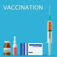 vacinação conceito poster vetor