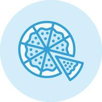 ilustração de design de ícone de vetor de pizza