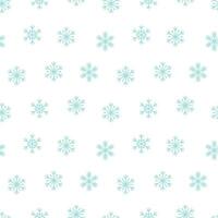 inverno desatado padronizar com azul flocos de neve em branco fundo. vetor sazonal ilustração do neve para embalagem, tecido, Natal decoração