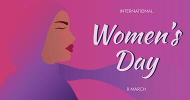 dia internacional da mulher vetor